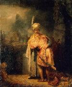 REMBRANDT Harmenszoon van Rijn Biblical Scene oil on canvas